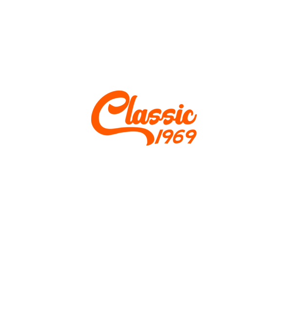 Classic 1969 model negru pe tricou