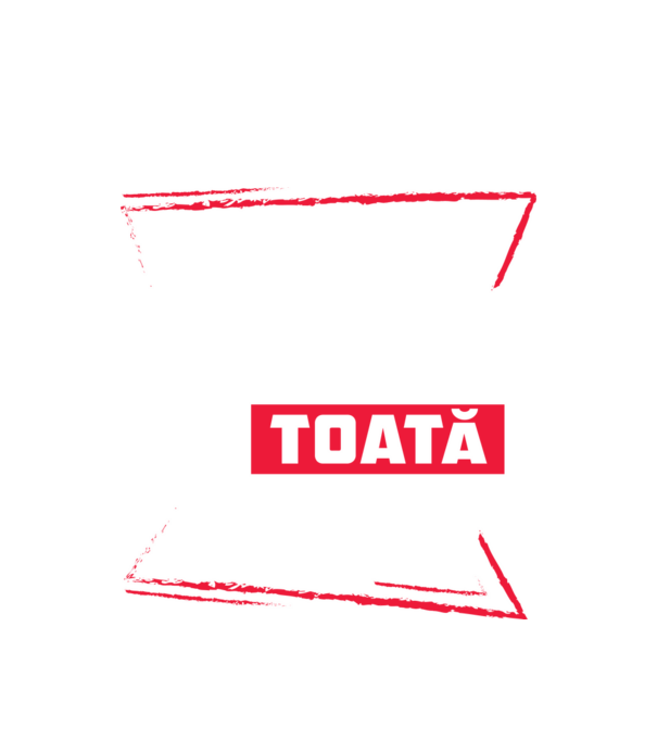 Toată luna AUGUST model alb pe tricou