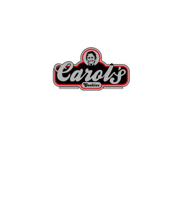 Carols cookies model negru pe tricou