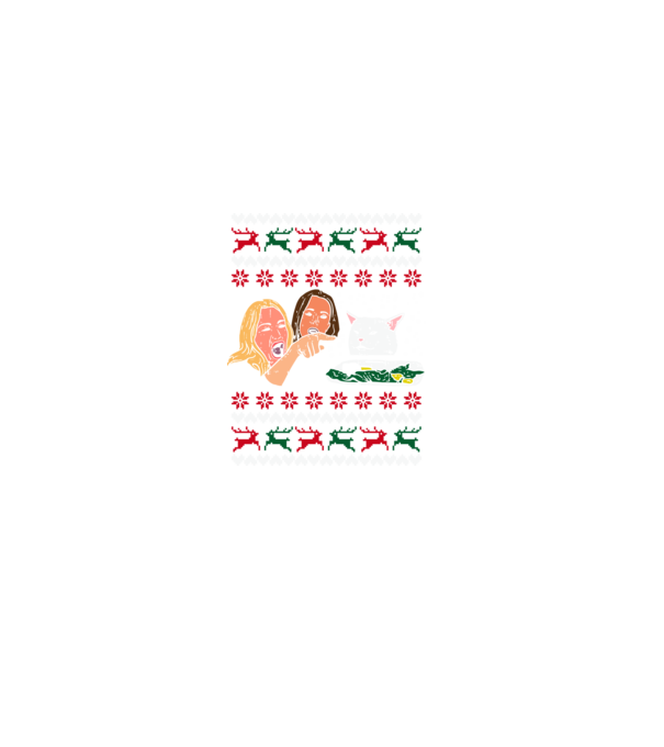 Pulovăr de Crăciun meme model negru pe tricou
