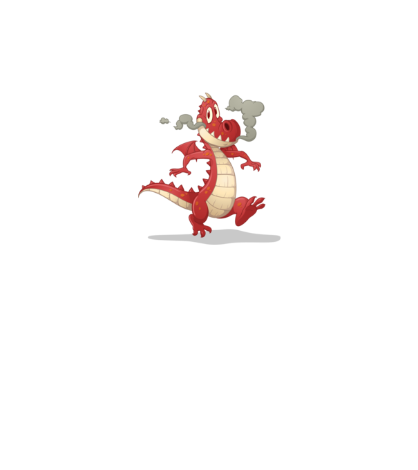 Dragon model turcoaz pe tricou