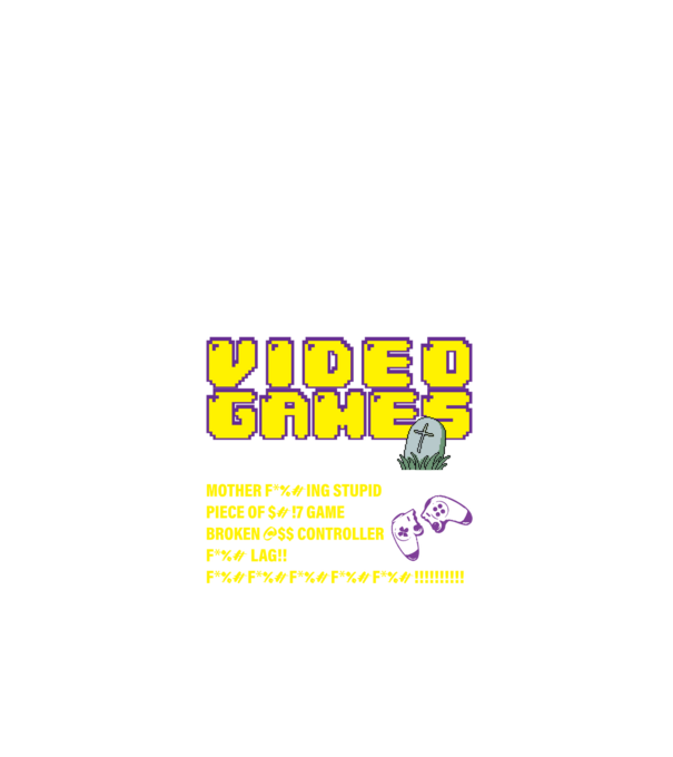 I don't always die when playing video games model negru pe tricou