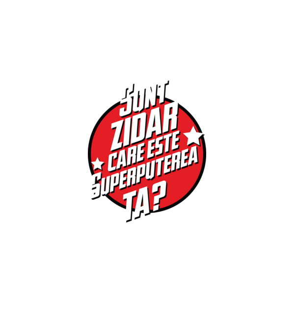 sunt zidar, care este superputerea ta? model albastru închis pe tricou