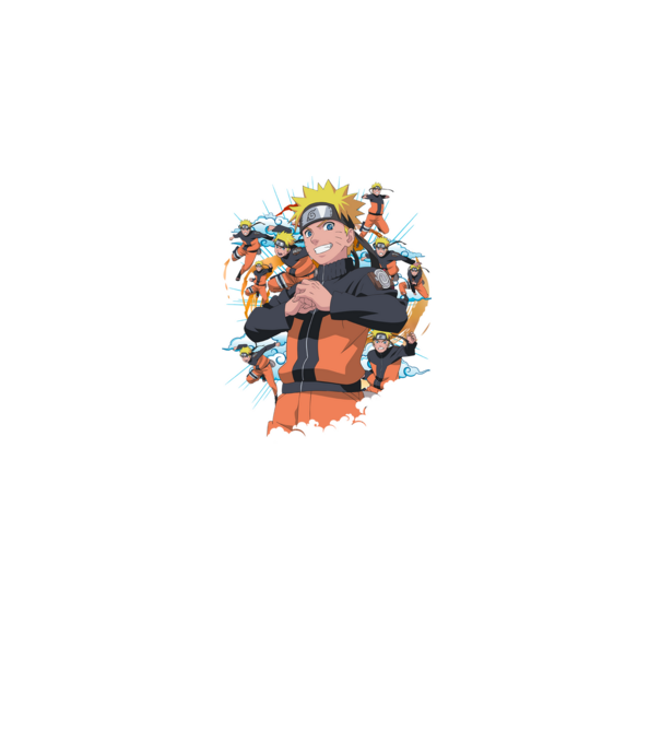 NARUTO model negru pe tricou