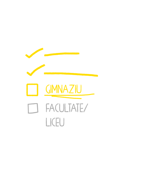 Cheklist educație - Școala primară negru model negru pe tricou