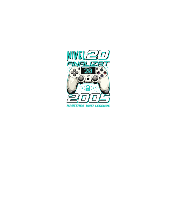 Nivel finalizat 20 2005 model negru pe tricou