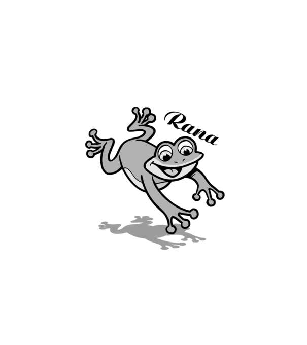 Frog model alb pe tricou