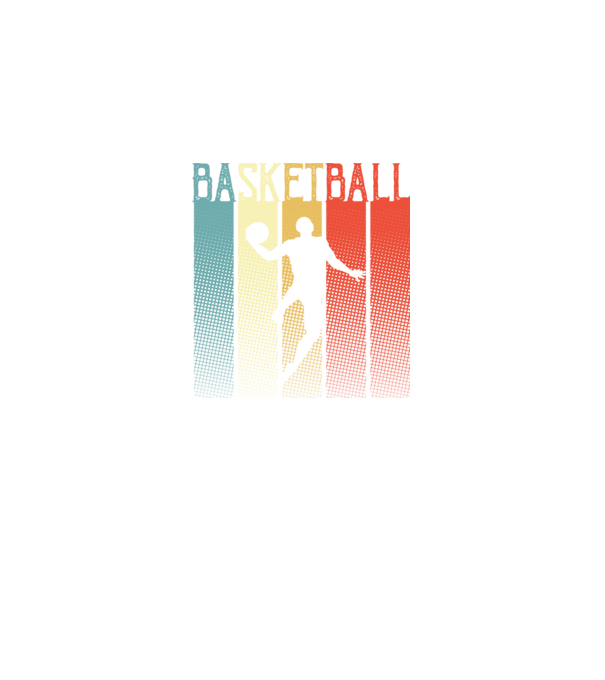 basketball vintage model negru pe tricou