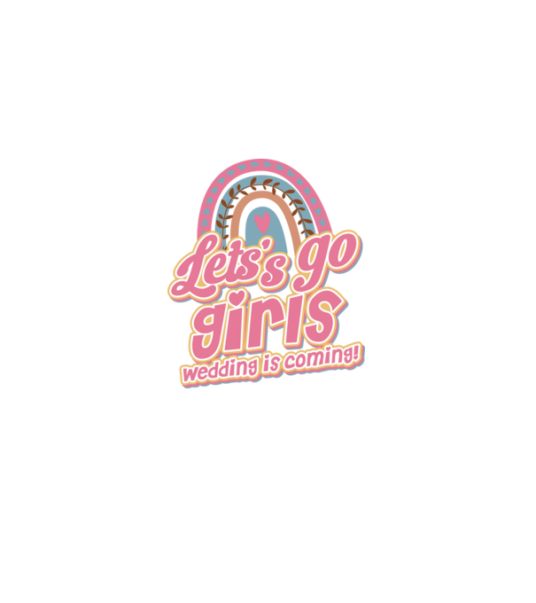 Lets go girls model roz deschis pe tricou