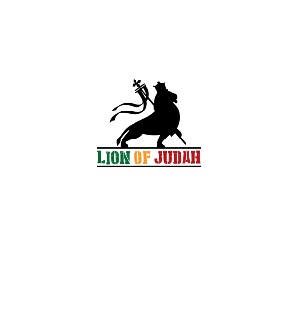 Lion Of Judah model alb pe tricou