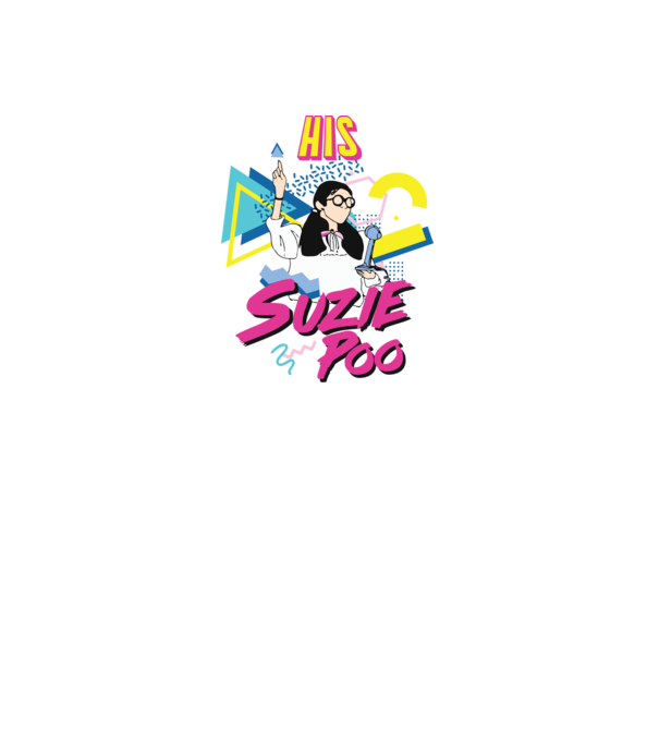 Stranger couple 80s retro Suzie model alb pe tricou