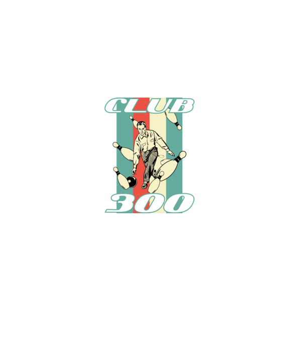 club300 model negru pe tricou
