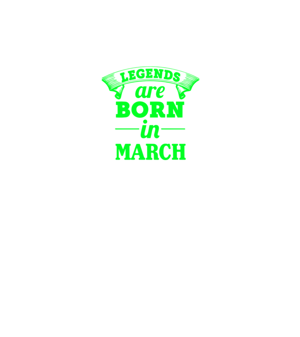 Legends are born in March model negru pe tricou
