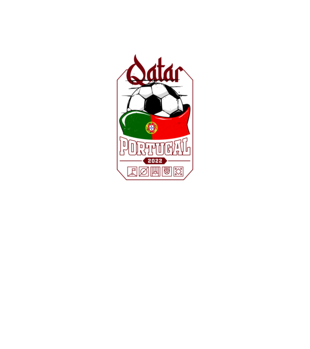 Qatar teams Portugal model negru pe tricou