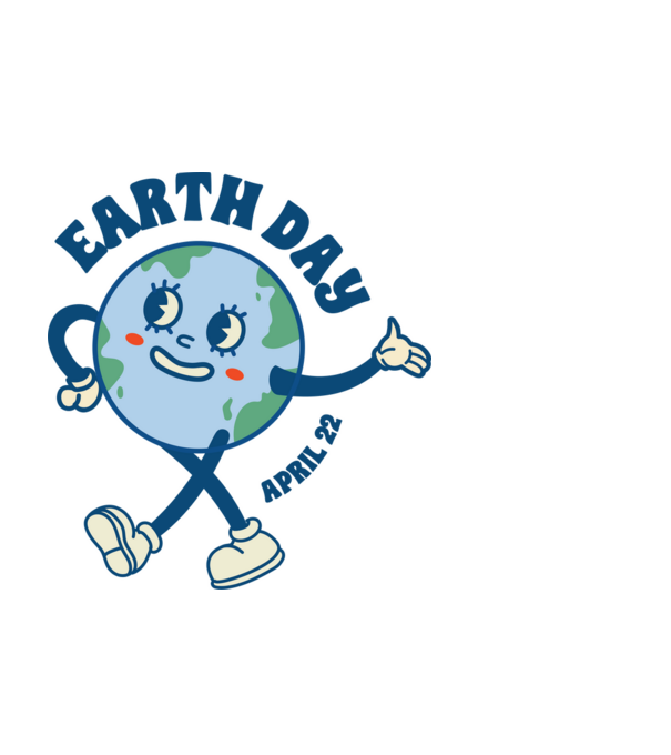 Earth Day model negru pe tricou