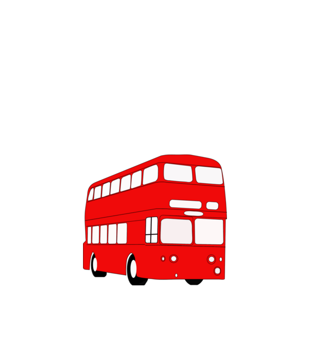 Autobuze model alb pe tricou