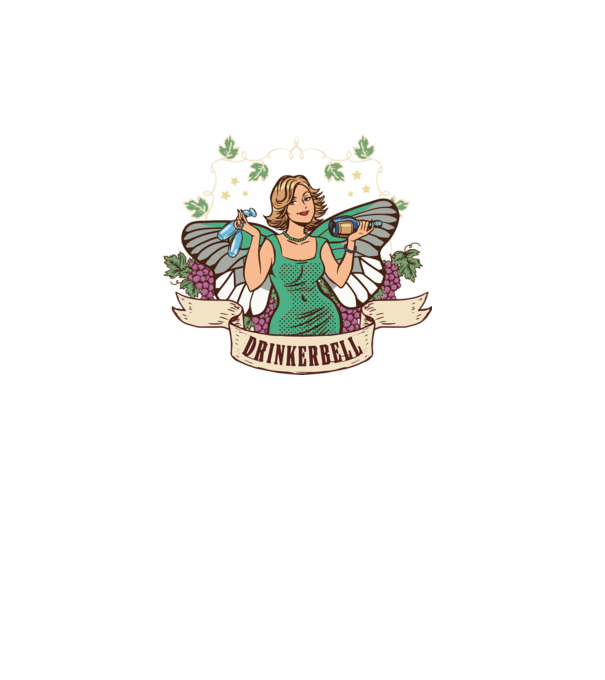 Drinkerbell model turcoaz pe tricou