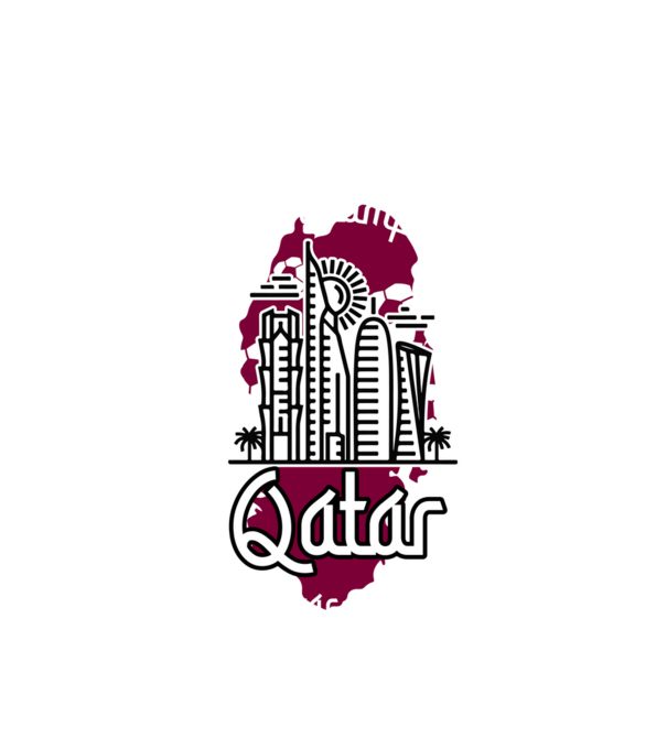 Ce se întâmplă în Katar model alb pe tricou