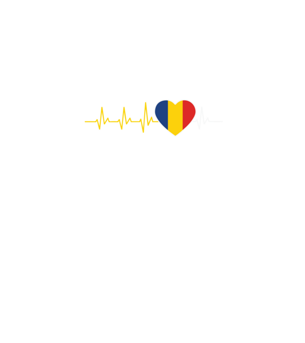 România heartbeat model albastru jeanși pe tricou