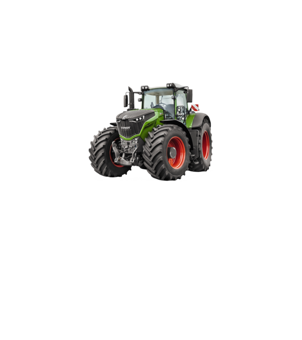 TRACTOR model alb pe tricou