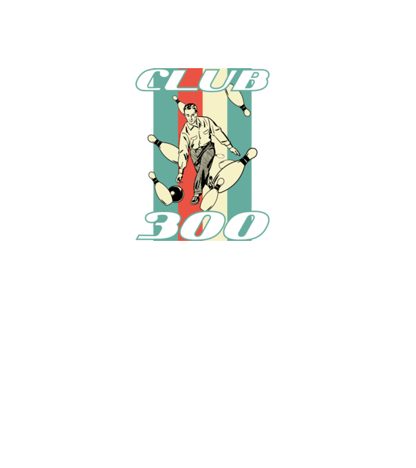 club300 model negru pe tricou