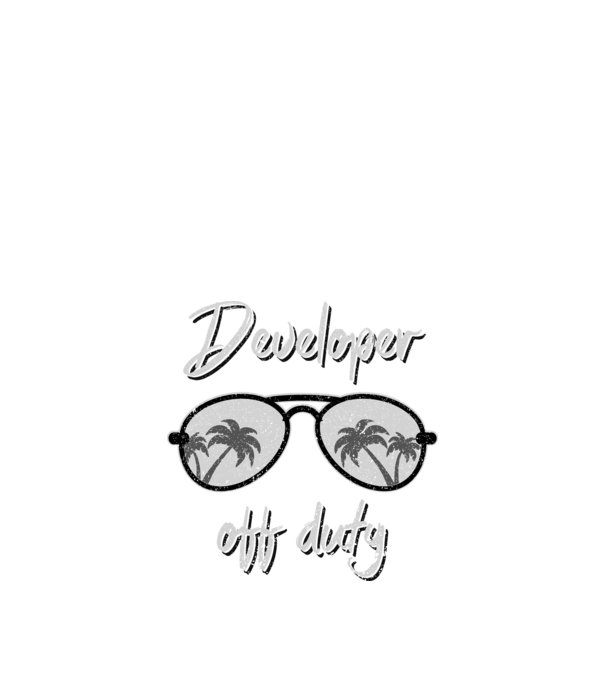 Developer off duty model nisipiu pe tricou