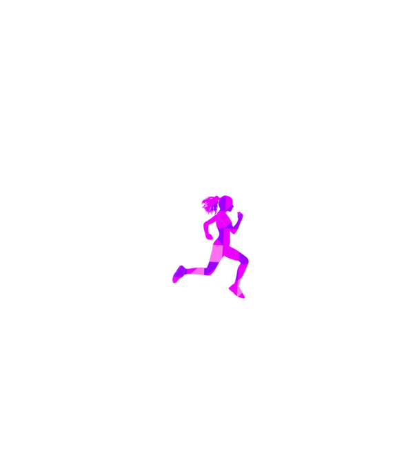 I run like a girl model alb pe tricou