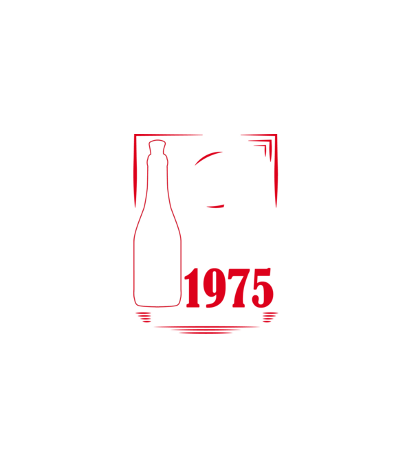 Un Vin Bun 1975 - Negru model negru pe tricou