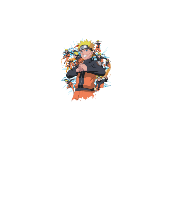 NARUTO model turcoaz pe tricou