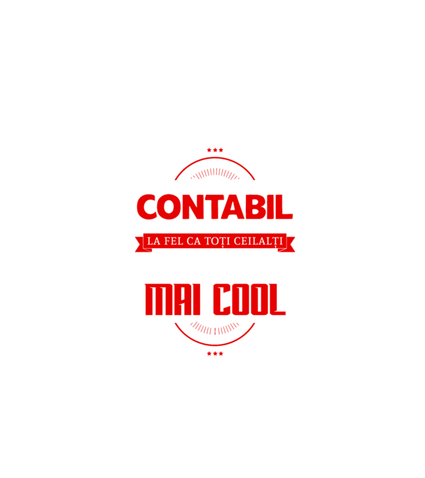 Sunt contabil, la fel ca toți ceilalți, dar mult mai cool model negru pe tricou