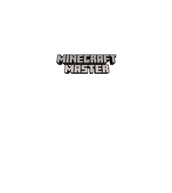 Minecraft Master model negru pe tricou