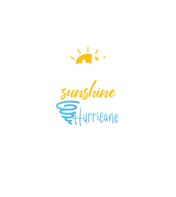 September Girls are Sunshine mixed with a little Hurricane model negru pe tricou