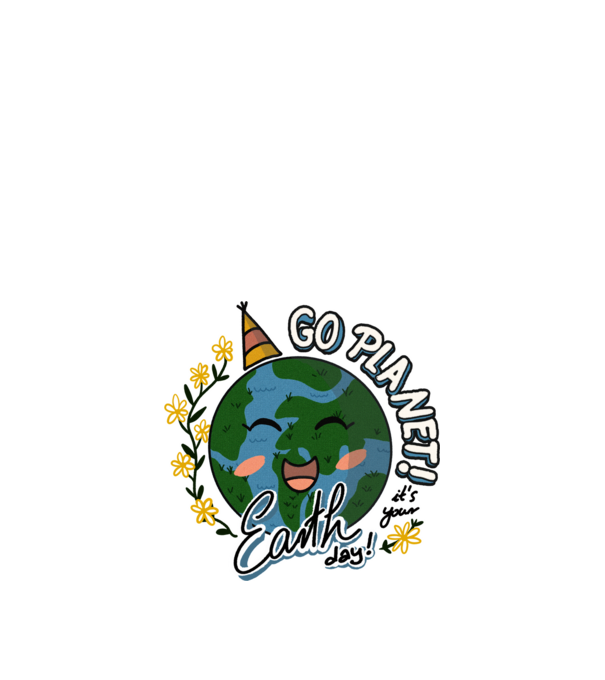 Go planet model alb pe tricou