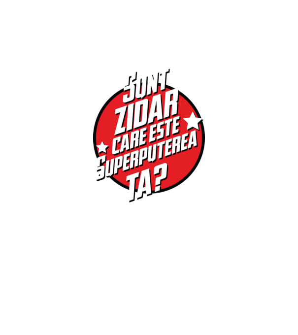 sunt zidar, care este superputerea ta? model albastru închis pe tricou