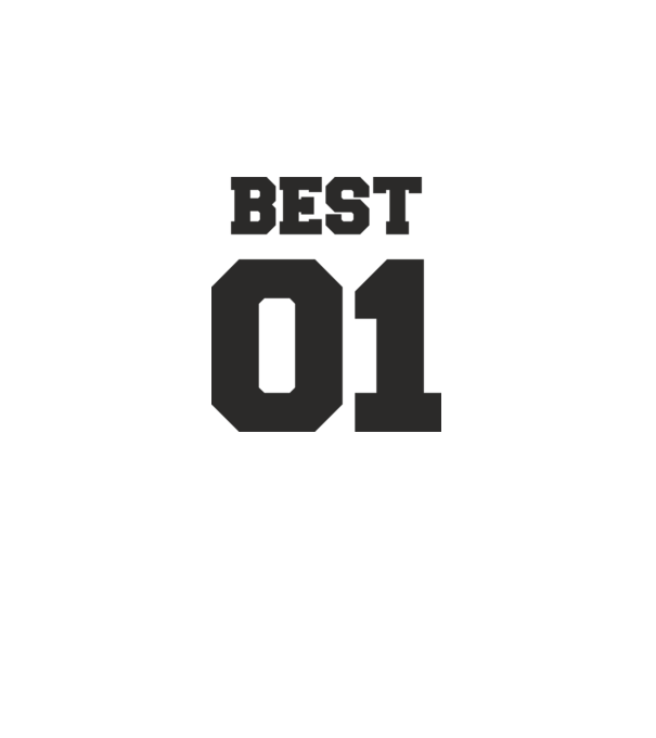 Best 01 model alb pe tricou