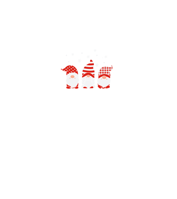 Xmas gnomes model negru pe tricou