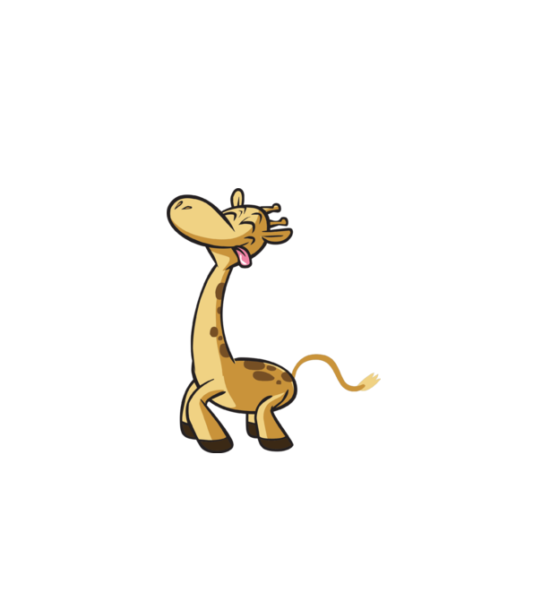 Giraffe model albastru închis pe tricou