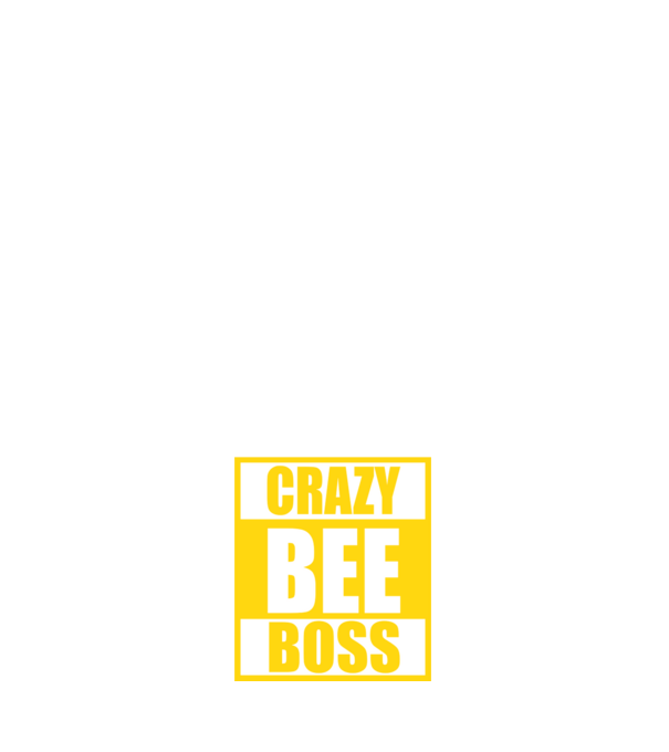Crazy bee boss model albastru închis pe tricou