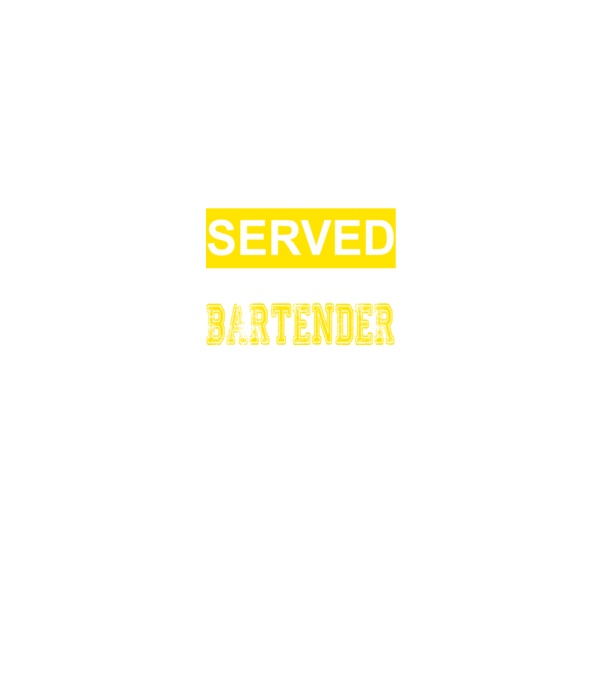 You just got served by the coolest bartender model negru pe tricou