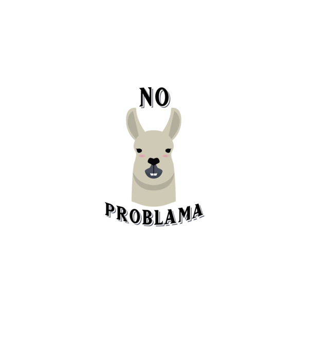 No problama model gri pe tricou