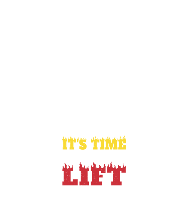 Time to lift model albastru închis pe tricou