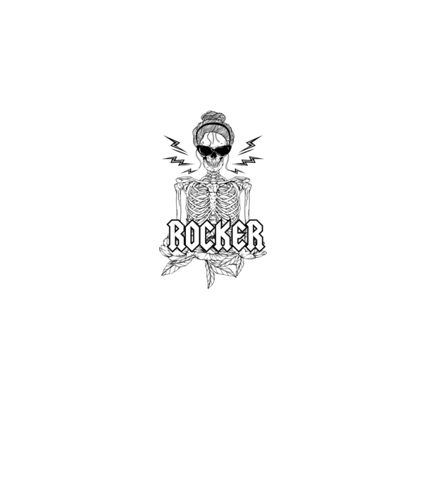 femeie - mutter - rocker model negru pe tricou