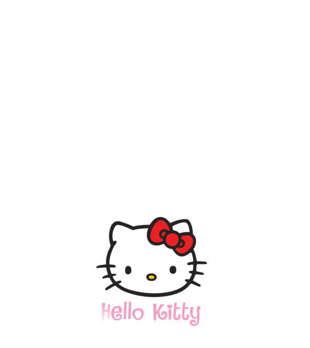 Hello Kitty model negru pe tricou