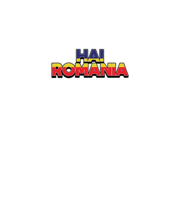 Subtitlu Hai Romania model alb pe tricou