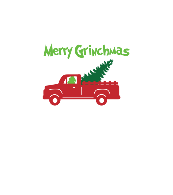 Grinchmas truck model negru pe tricou