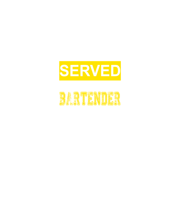 You just got served by the coolest bartender model negru pe tricou