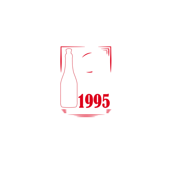 Un Vin Bun 1995 - Negru model negru pe tricou