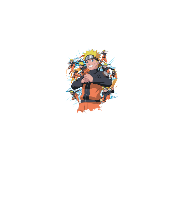 NARUTO model negru pe tricou