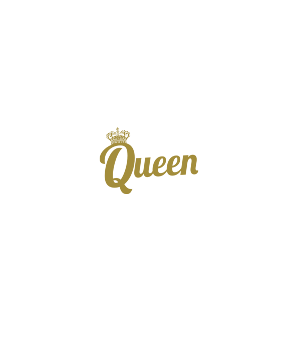 Nurse a title just above Queen model negru pe tricou