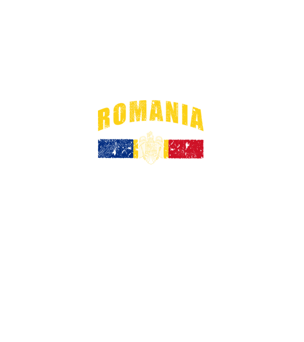 Romania coat of arms model negru pe tricou